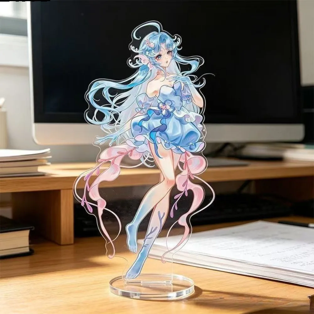 Game Peripheral Characters Da Qiao Cai Wenji HD Printed Acrylic Standing Sign Model Plaque Aesthetic Exquisite Desktop Ornament