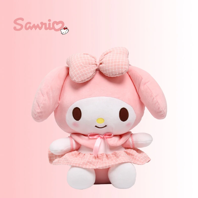 

Original Sanrio Kawaii My Melody Plush Toy Cute Rabbit Doll Soft Stuffed Plushies Room Decoration Anime Cartoon Toys Kids Gifts