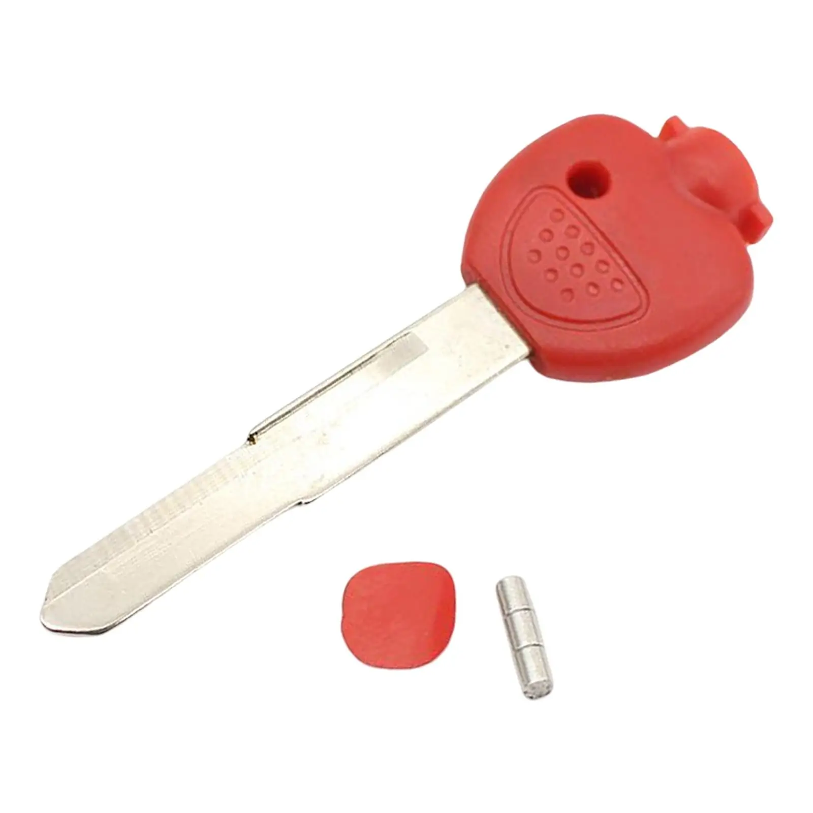 Red Motorcycle Blank Key Uncut Blade Good Quality Spare Part for Yamaha Majesty 250 400 YP2 YP3 Motorcycles