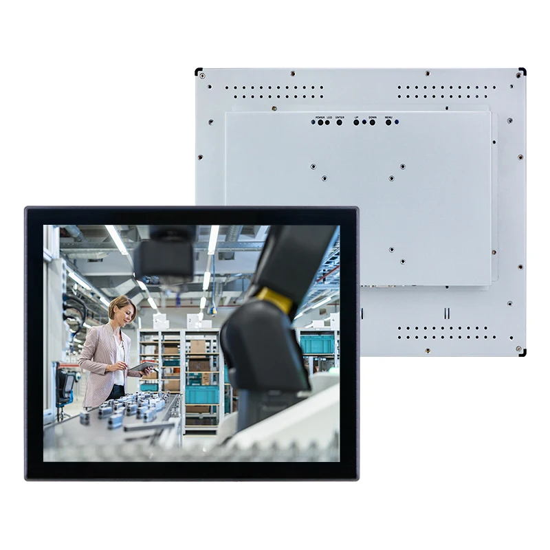 15 inch Industrial Wall Embedded Mount Metal Frame Lcd Display Capacitive Touch Open   Screen monito