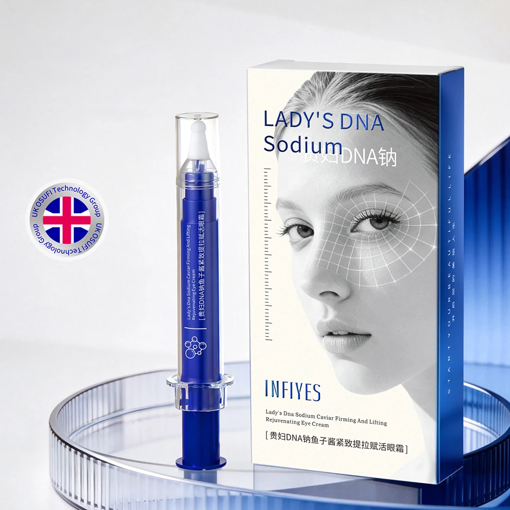 Blue Fish Seed Collagen Cell Tightening Eye Cream Anti Aging Reduce Dark Circles Under Eyes Eye Bag Edema Eye Care Eye Cream
