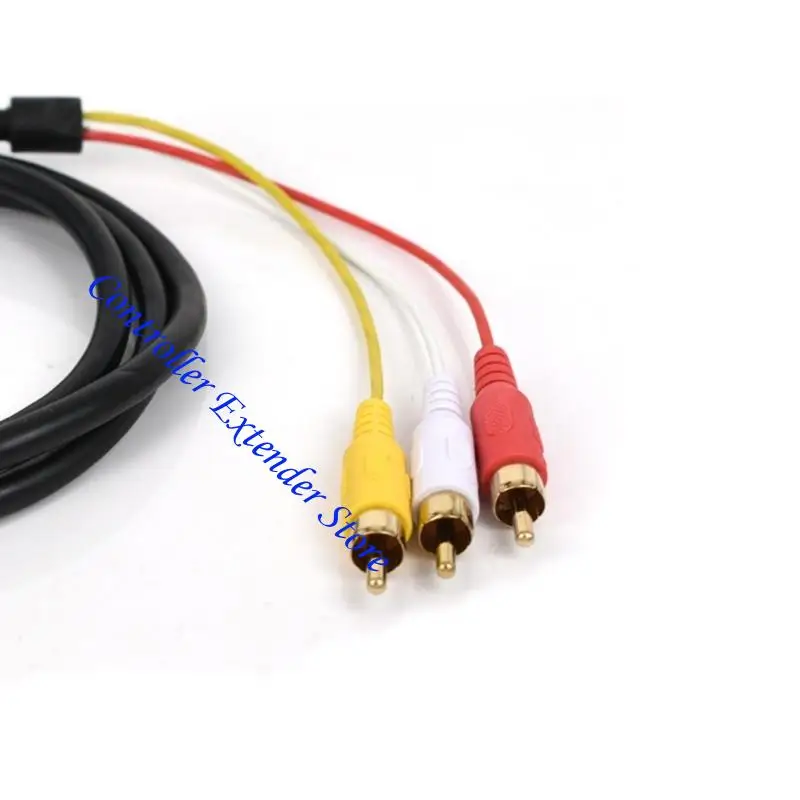 N84B 1080p HDTV متوافق مع موصلات محول الذهب 3RCA AV 150 سم/59 بوصة