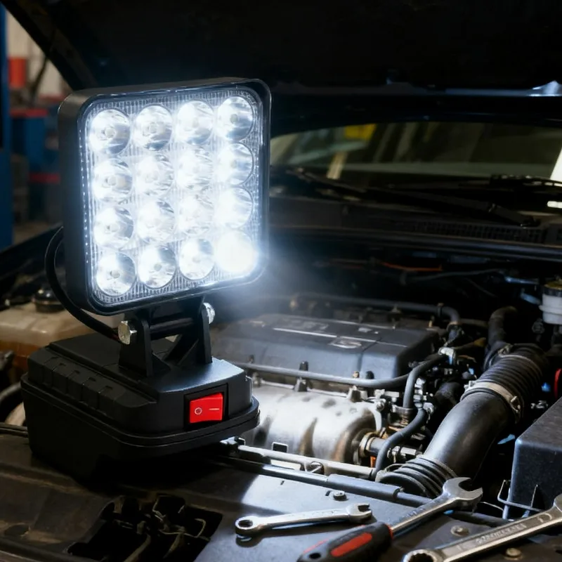 في الهواء الطلق مصباح يدوي لماكيتا 14.4 فولت-18 فولت بطارية ليثيوم أيون LED العمل ضوء الطوارئ الصيد مصباح يدوي أدوات الإضاءة على المدى الطويل