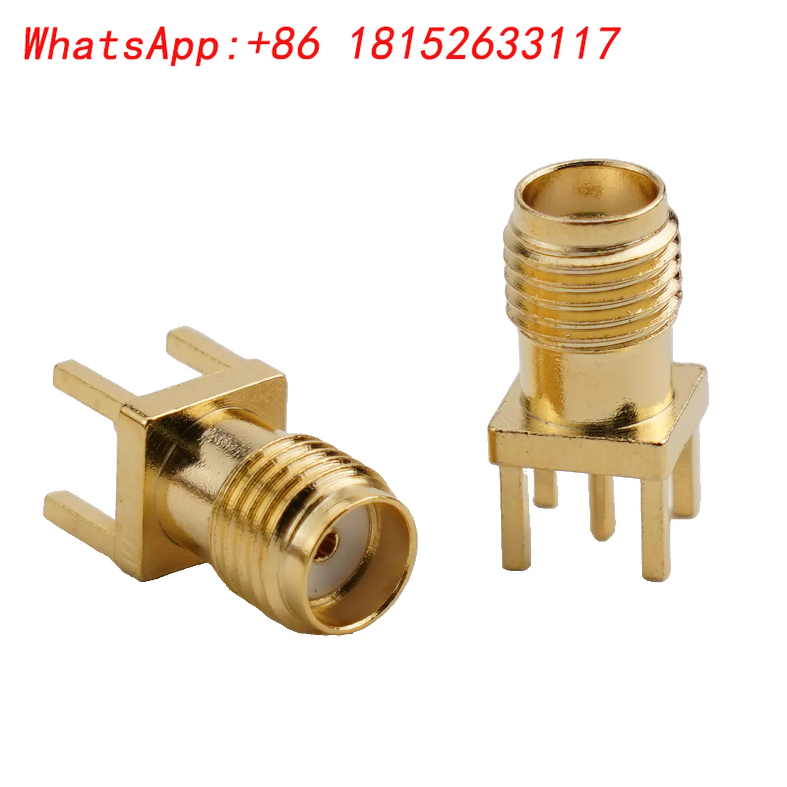 5xSMA RF اقناع أنثى المقبس ميناء PCB لحام 4 مللي متر جبل ل WiFi هوائي خارجي ل RG58 RG142 RG223 كابل مستقيم RF محوري