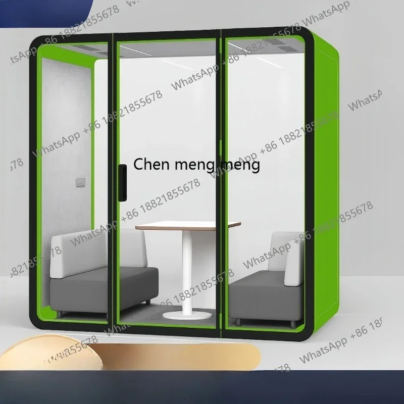 Movable silent cabin sound insulation room customization four people negotiate silent cabin sound insulation source manufacturer