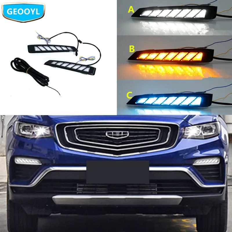 Car Front Daytime Running Light Assembly,For Geely Atlas Pro,Azkarra,Boyue