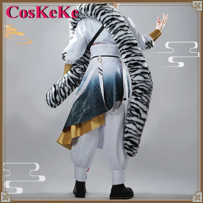 【Customized】CosKeKe Kagami Hayato Cosplay Anime Vtuber NIJISANJI ROF-MAO Costume Four Gods Theme New Clothes Role Play Clothing