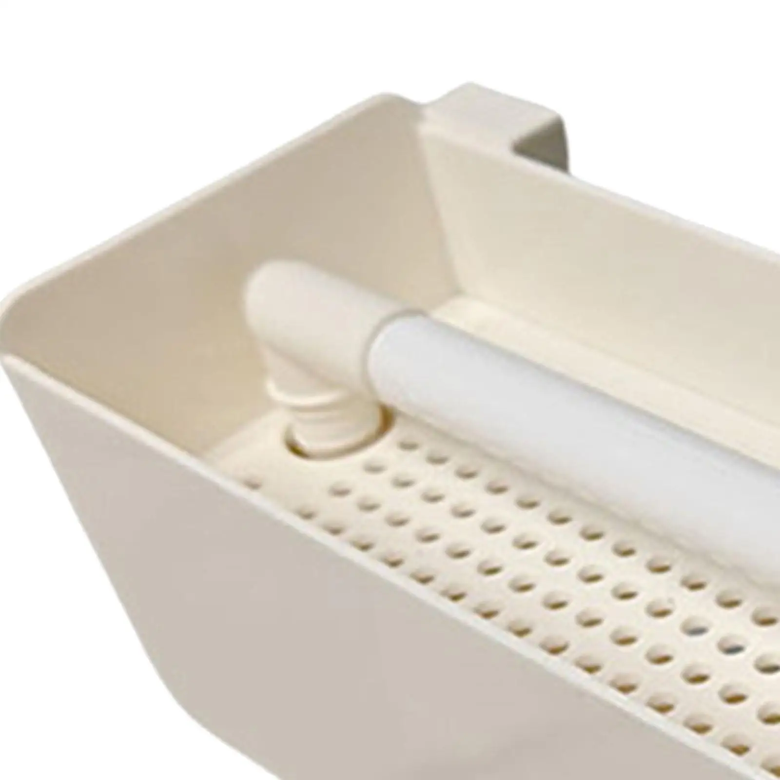 Hanging Aquarium Overflow Pipe Filter ABS Top Drip Tray Quiet Flow Compact Purifier for Mini Fish Tank Use