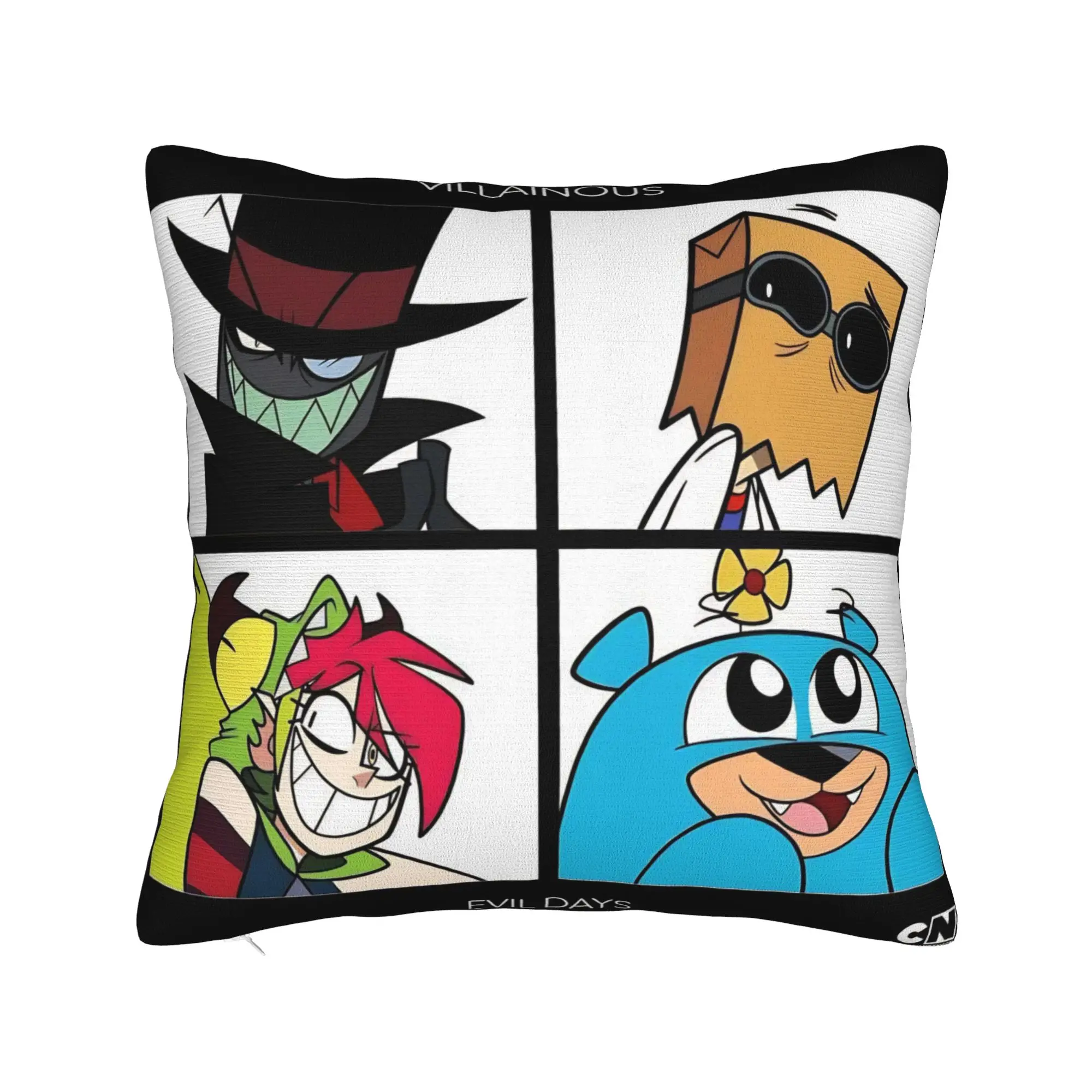 Villainous Comdy Pillow Cover Stuff Printed Cushion Cover Decorations  Pillow Case Cover Chair Multi Size