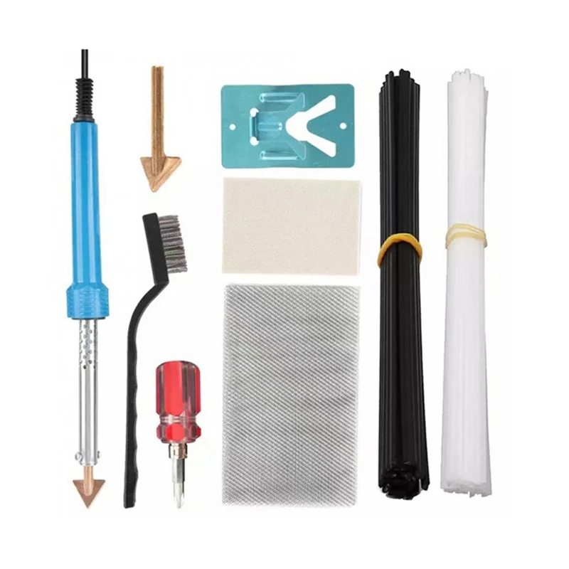 

Plastic Welder Kit 80W Car Welding Repair Kit For Bumper Kayak Repair Solder Rework Station Heat Repair Tool