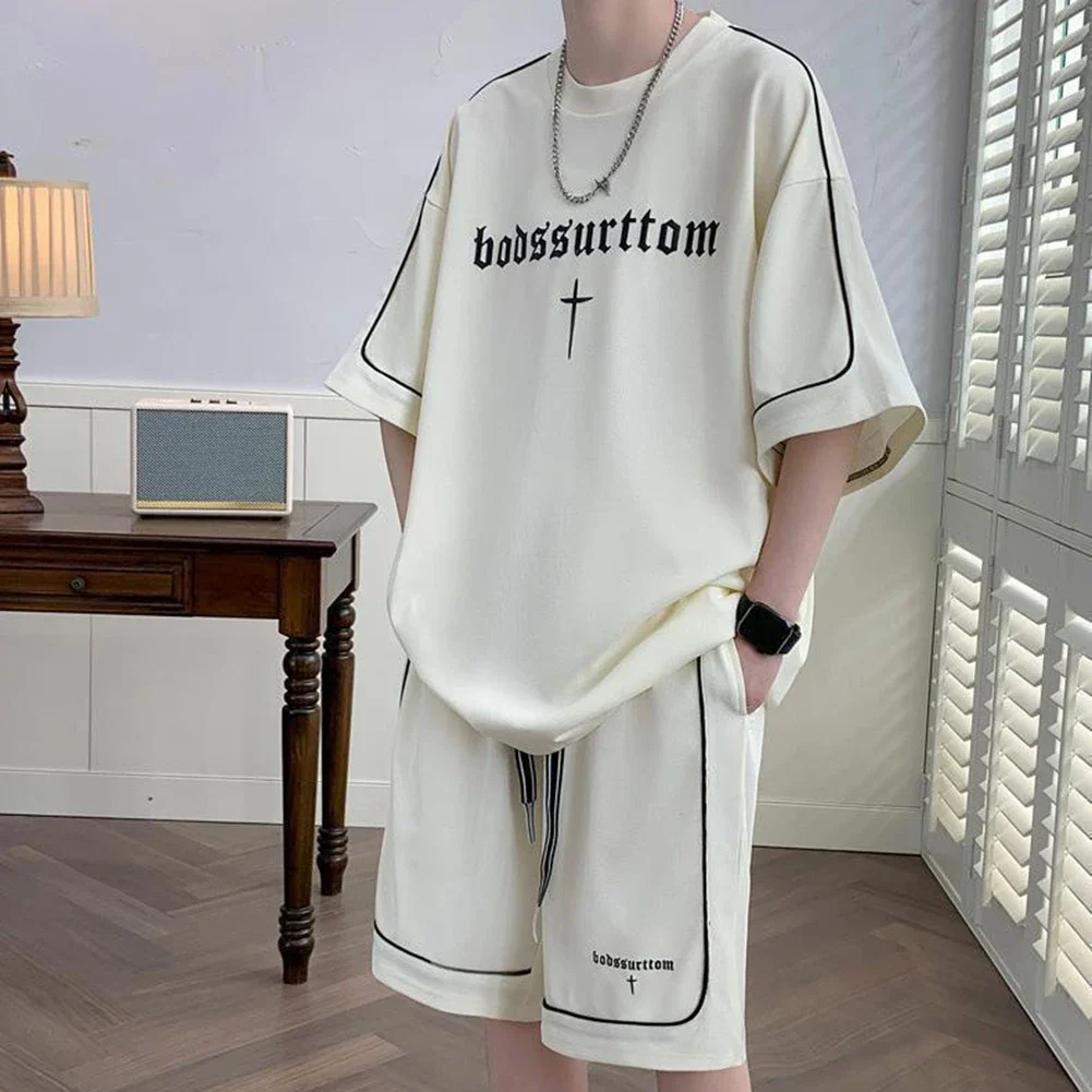 

Casual Holiday 2XL Casual Shorts Suit Casual Daily Wear For Men Men Set Vacation Ready Suit Brand New Condition