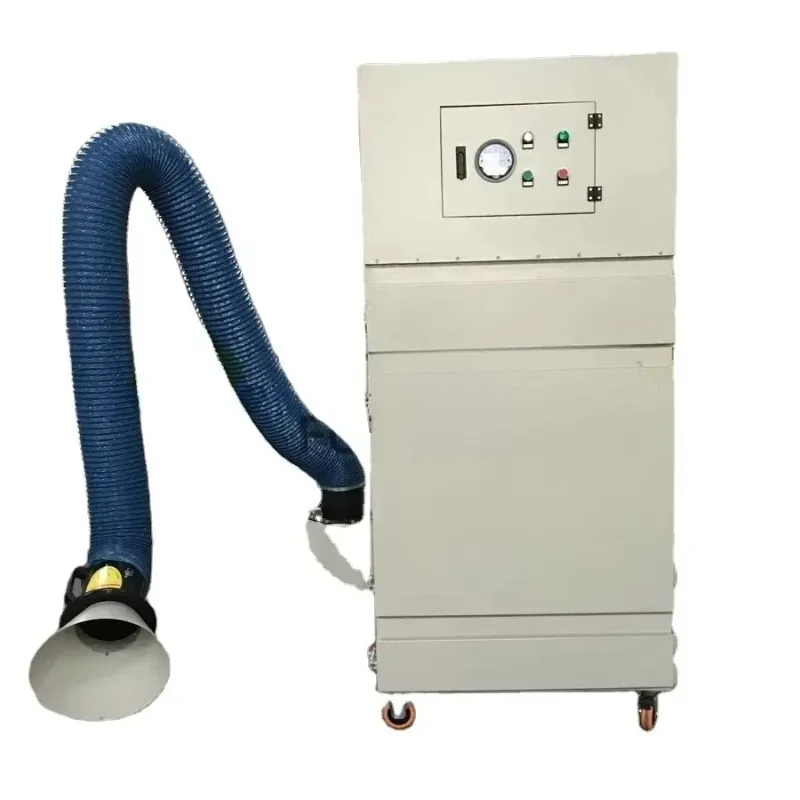 Portable Industrial Dust Collector for Welding Fume Extraction and Suction for Manufacturing Plants