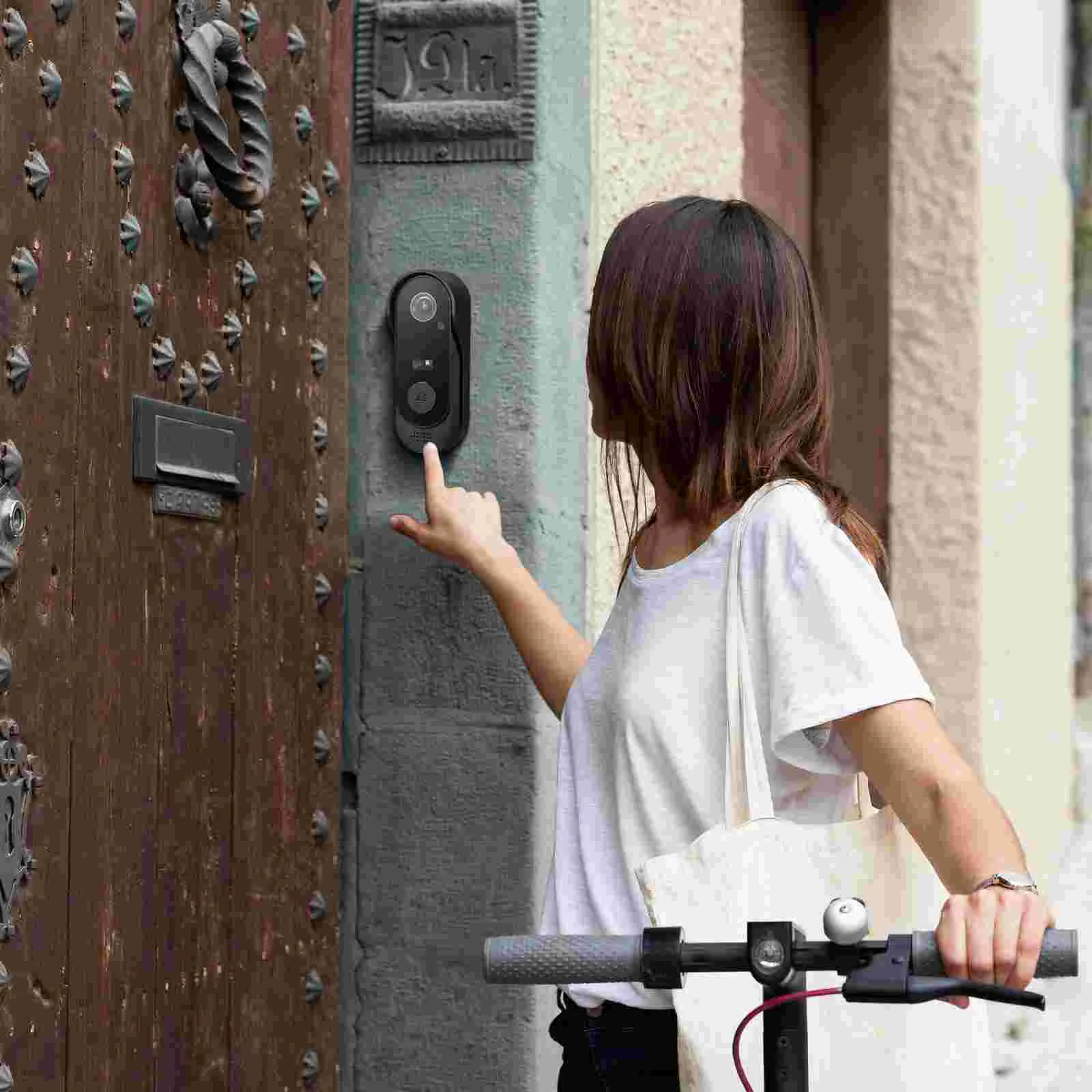 Sonnette intelligente sans fil pour la maison, appareil photo visible, faible consommation d'énergie