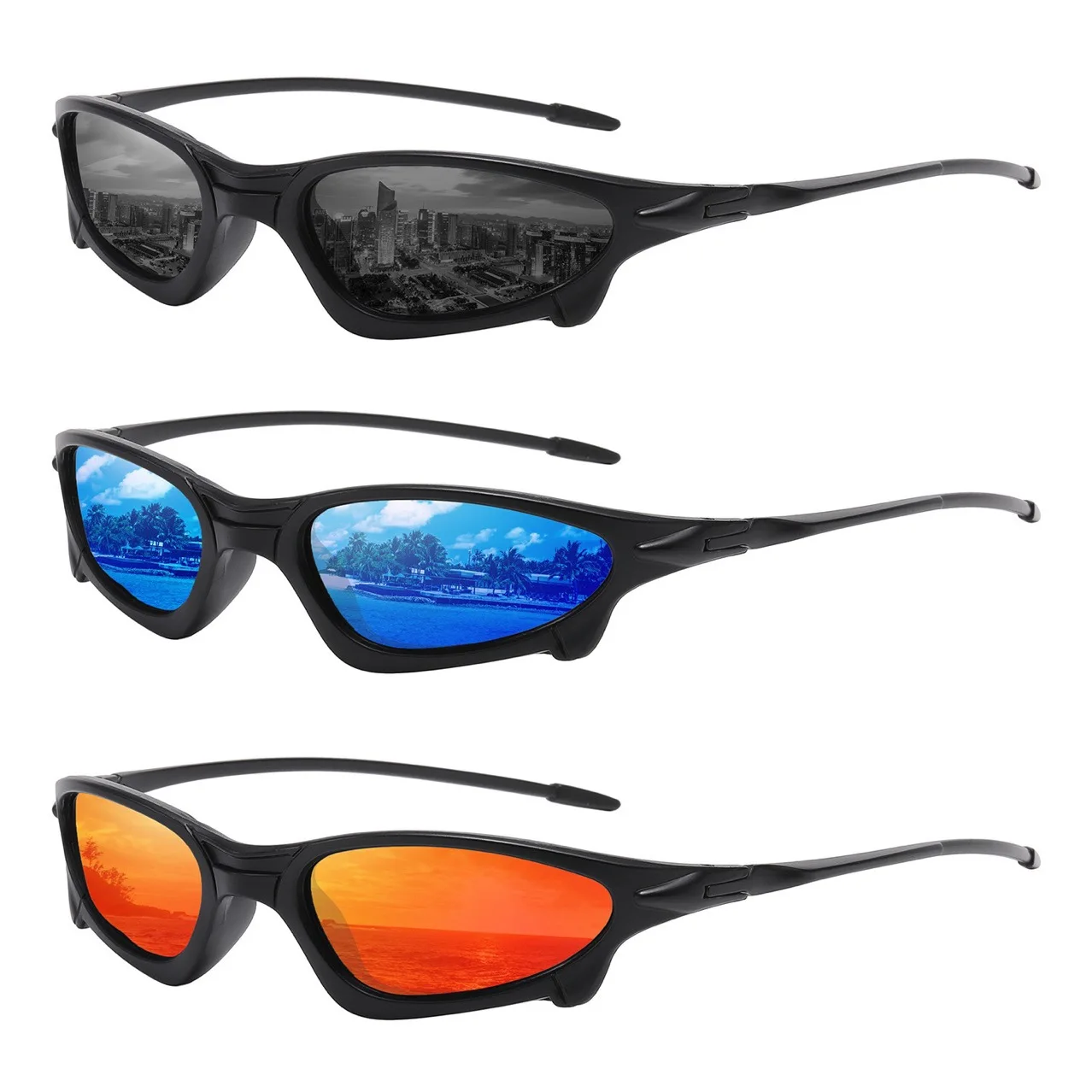 Ultra Lightweight Sports Sunglasses Men Women Fashion Small Sports Glasses Outdoor Cycling Running Fishing Hiking Goggles