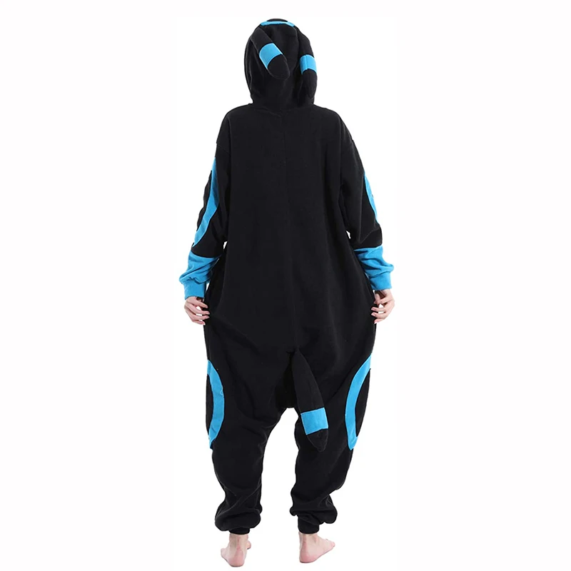 Footed Pajamas Kigurumi Onesie Cosplay Suit for Women Halloween Outfit Costume Couple Christmas Sleepwear One-Piece Pijamas