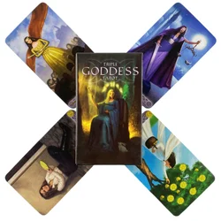 Triple Goddess Tarot Cards A 79 Rider Deck Oracle English Visions Divination Edition Borad Playing Games