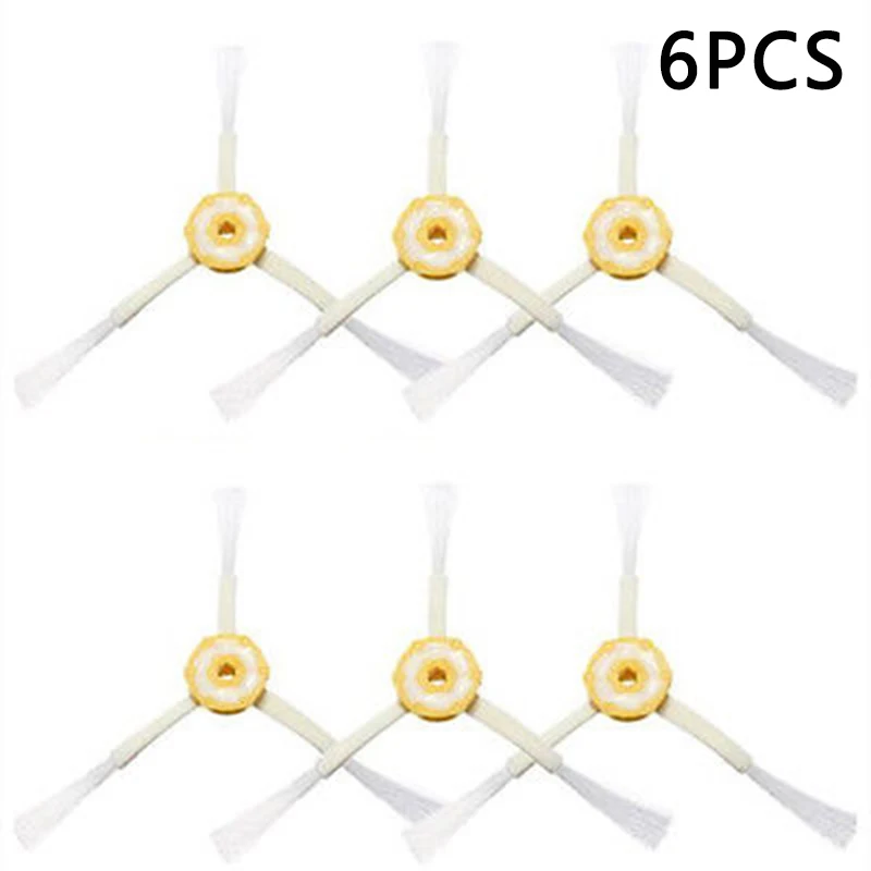 6pcs 3-Armed Side Brushes For  Roomba 500/600/700 560 570 630 650 760 770 Robot Vacuum Cleaner Accessories Spare Parts