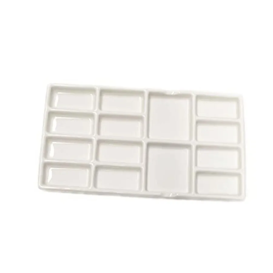 

s Artist Paint - 8 Inch Porcelain Watercolor Painting Mixing Tray for Painters