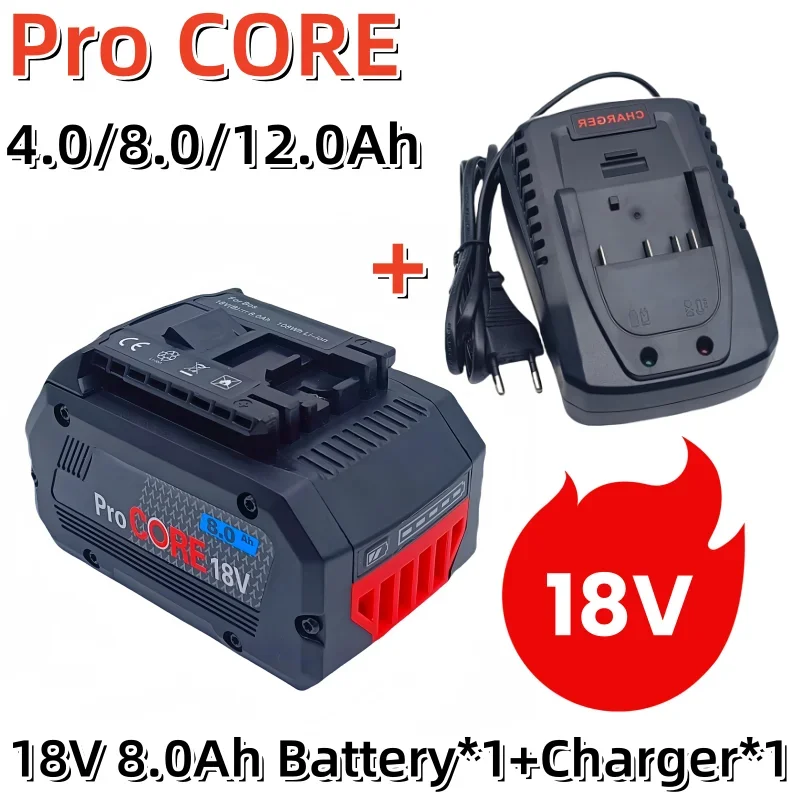 

18V 12.0Ah 100% original rechargeable battery, suitable for tool BAT609 BAT618 GBA18V80 21700 high-power 5C power battery