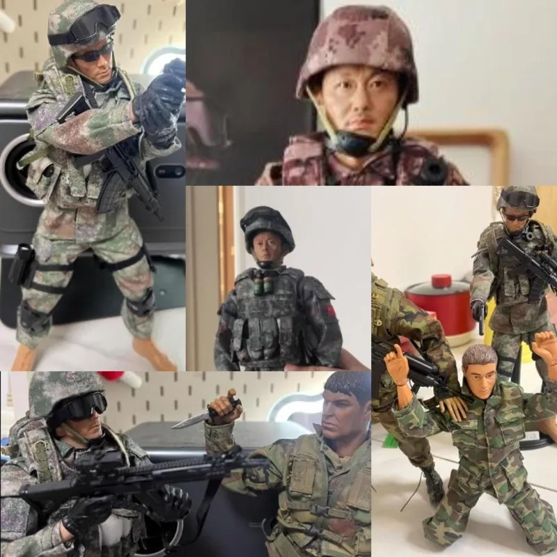 نموذج جندي ذكر عسكري صيني بمقياس 1/6 محارب الاعتداء الشرقي لشخصية الحركة مقاس 12 بوصة لتزيين المشهد #1
