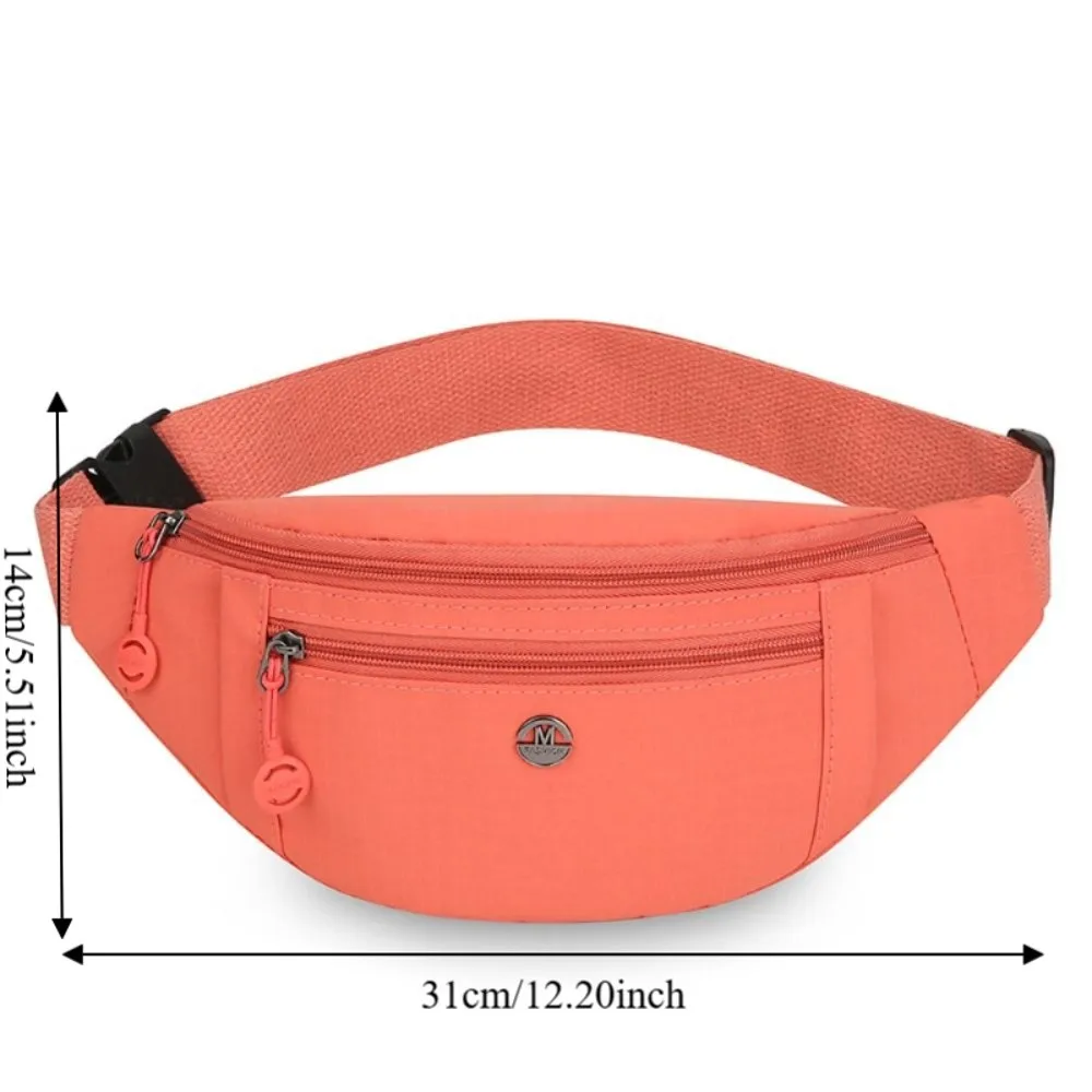 Modische Halbmond-Brusttasche aus Oxford-Stoff, große Kapazität, Umhängetasche, multifunktionale, wasserdichte Hüfttaschen, Unisex – Detail 3