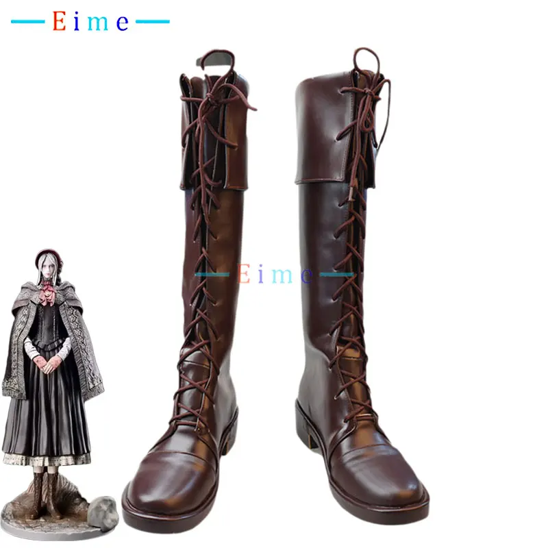 

Кукла Фиона, обувь для косплея, игровые аксессуары, реквизит для косплея, карнавальные ботинки на Хэллоуин, обувь из искусственной кожи на заказ