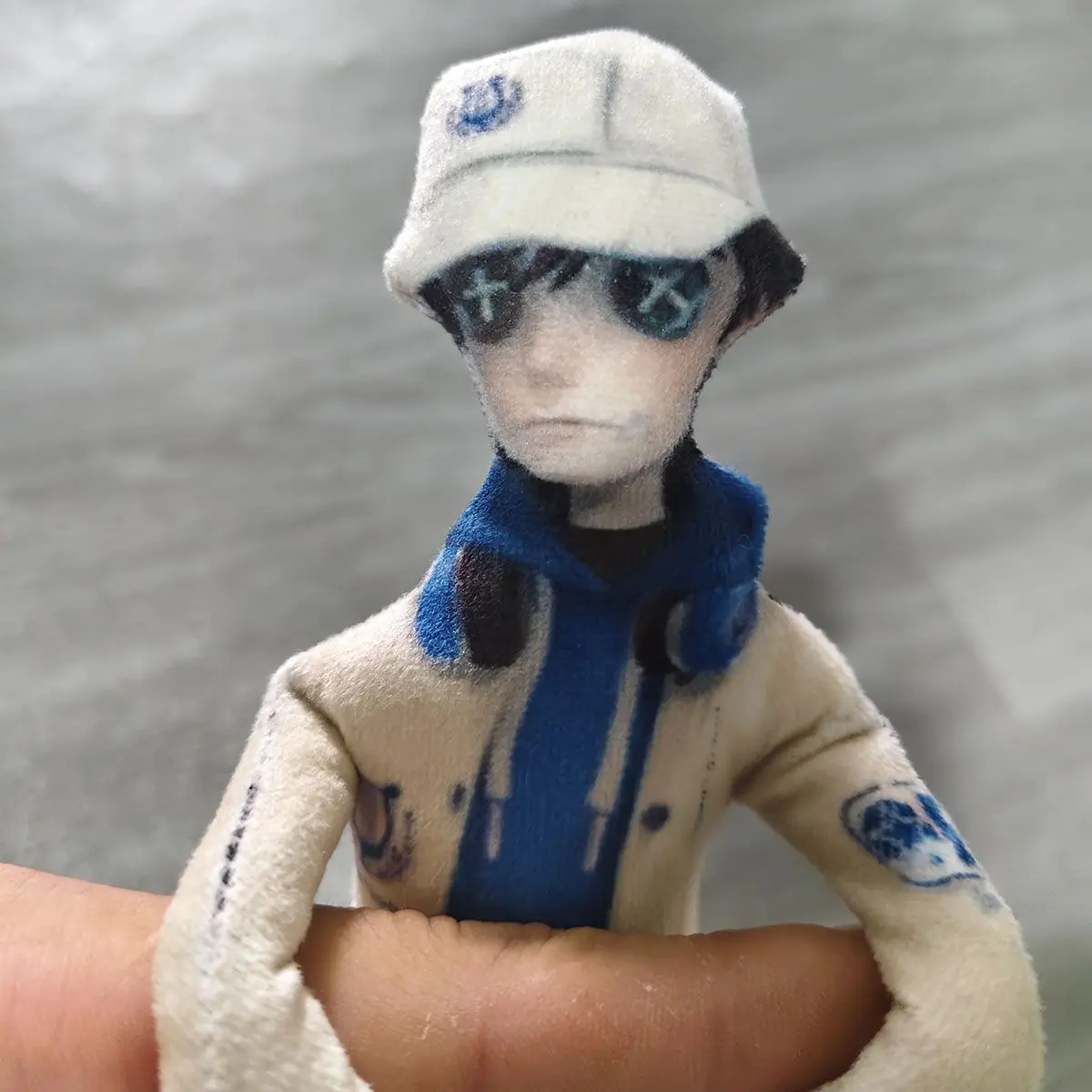 Muñeco de peluche suave mercenario: Identity V Joseph & Ripper - Figura de acción de esqueleto de alambre poseable, accesorio de cosplay