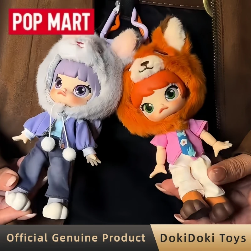 

POPMART Molly Zootopia 2 Серия 1/12 Фигурка-сюрприз в закрытой коробке, настольные украшения, модельные игрушки, таинственная коробка, куклы Ник и Гэри, подарки