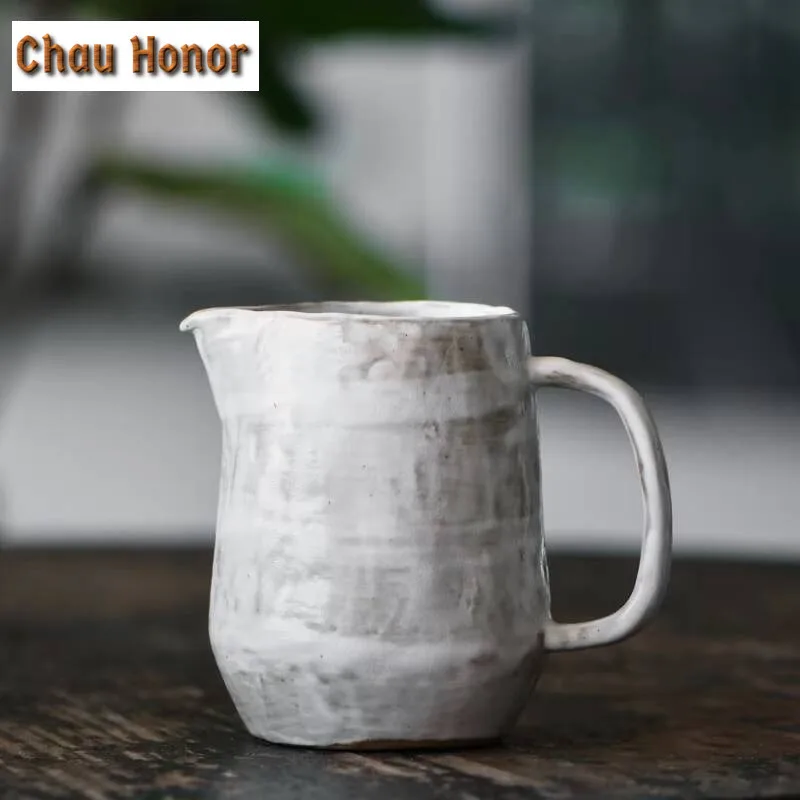 

300ml Japanese Powder Yin White Tea Pitcher Creative Hand Brewed Coffee Pot Mug Cha Hai Household Justice Cup Cafes Accessories
