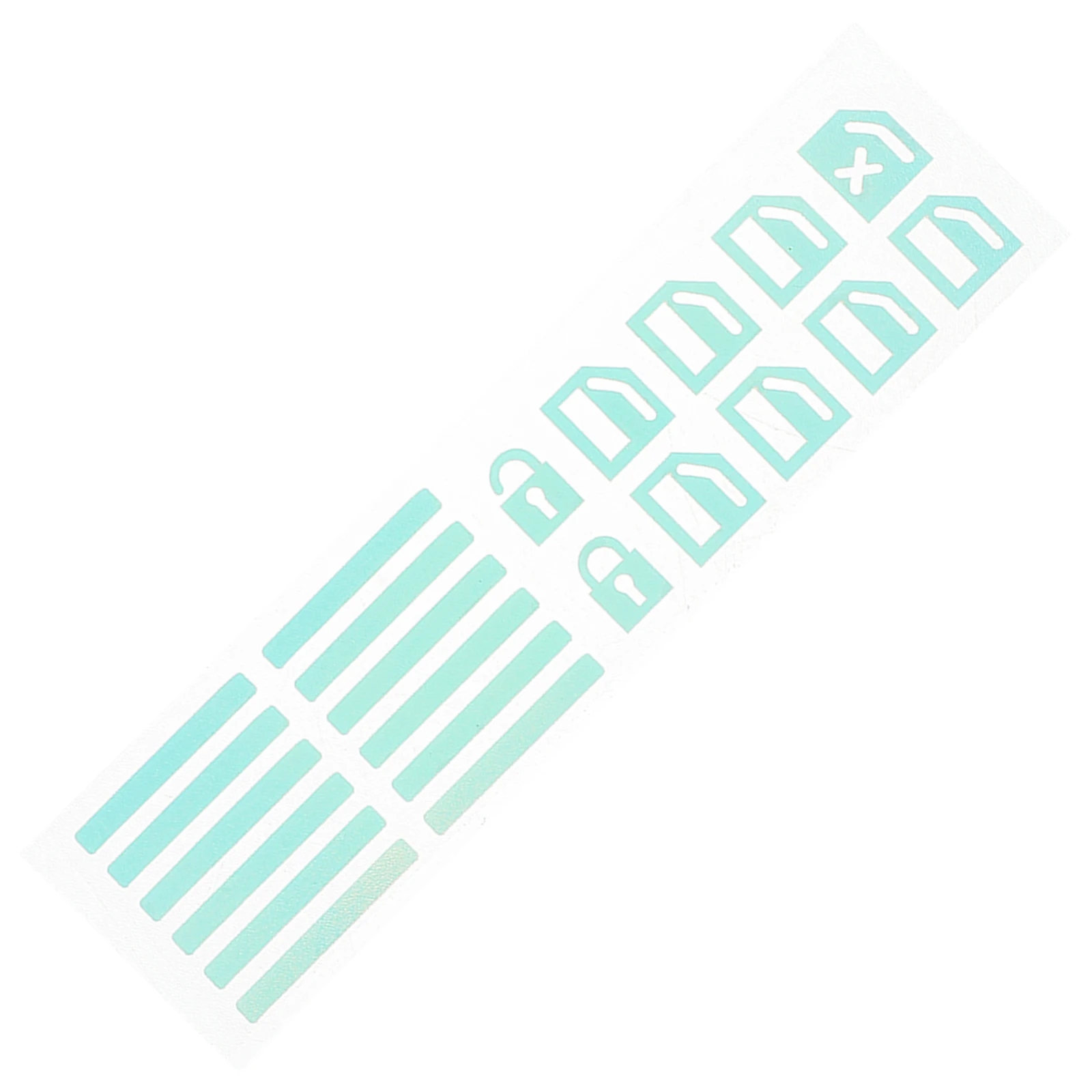 

Night Glow Car Stickers Waterproof Durable Dashboard Door Window Switch Covers Inside Decorative Button Stickers Glowing