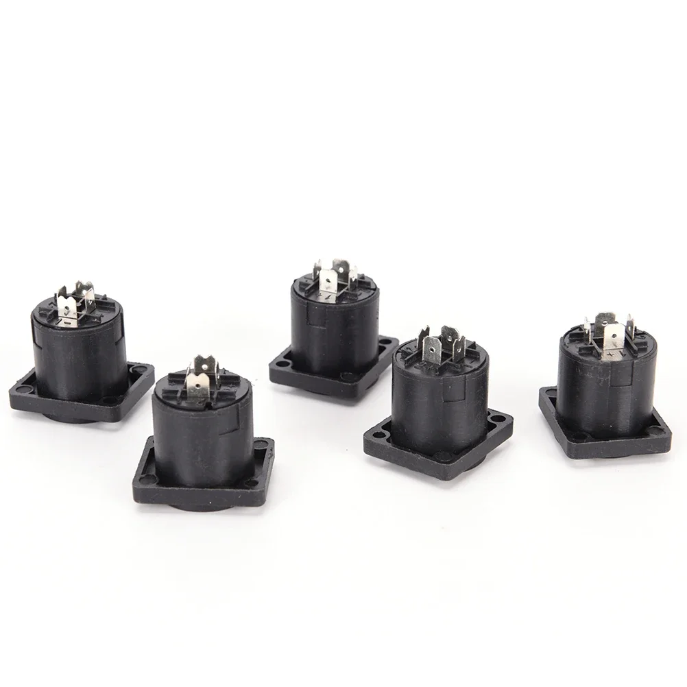(YY)10Pcs Speakon 4 Pole Female Jack Compatible Audio Cable Connector Socket Panel 26*31*33.6mm - view 3