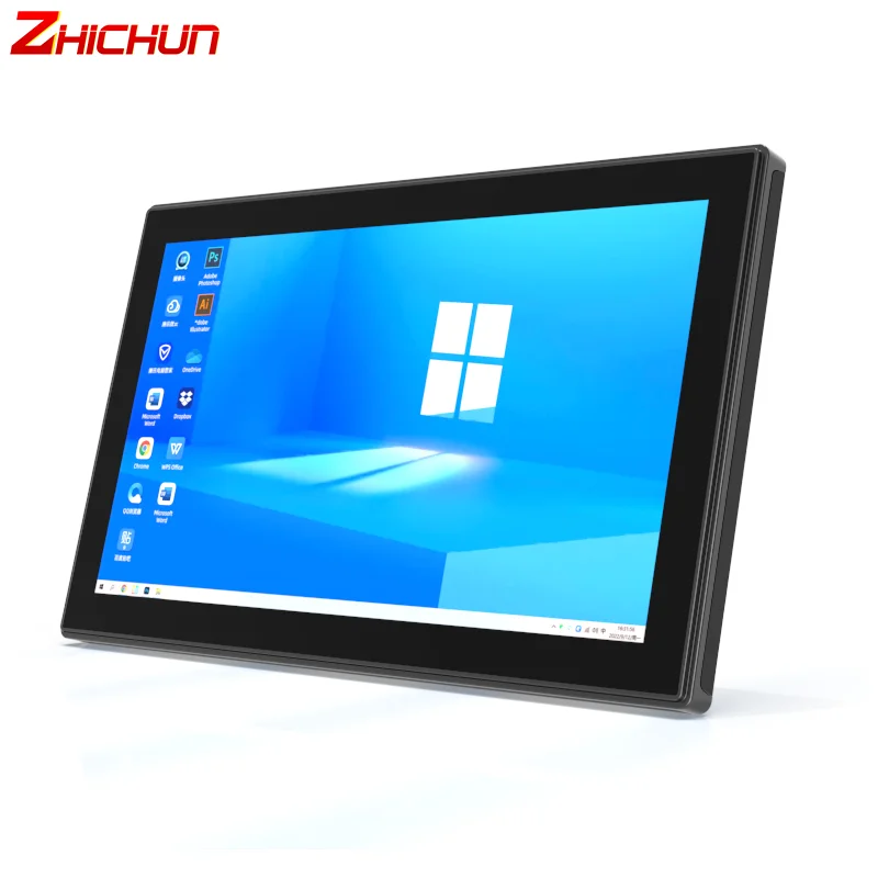 

ZHICHUN S015 Embedded Pc Panel Window Or Linux Os All In One Touch Screen 15 Inch Touch Screen Lcd Computer Monitor