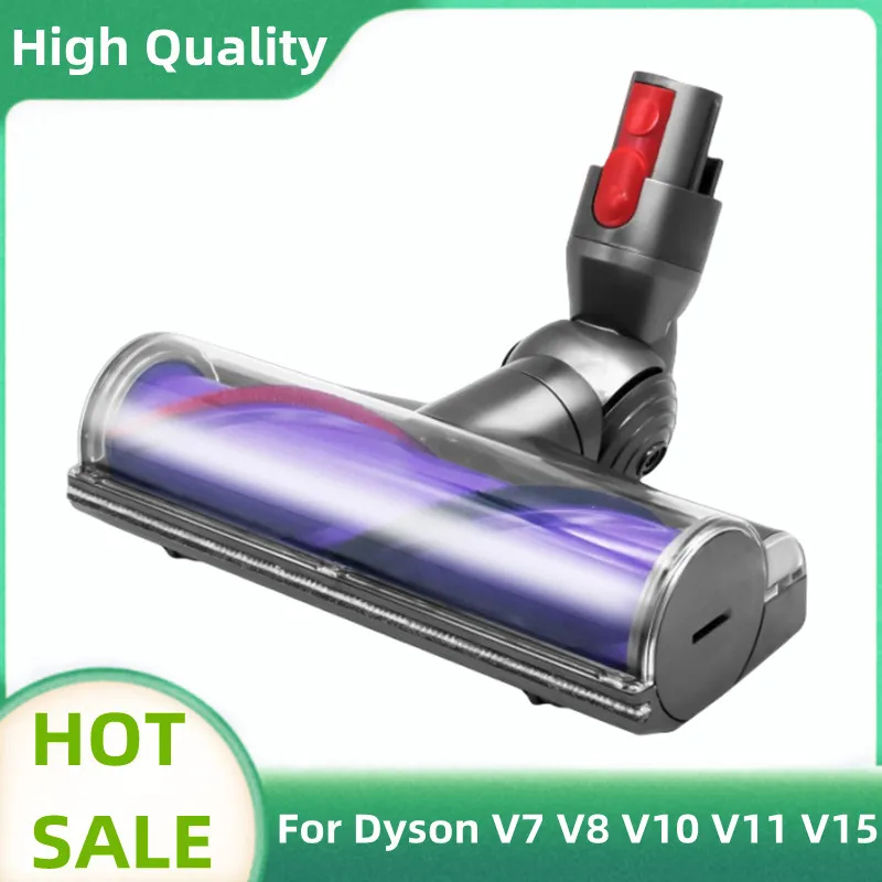 Direct Drive Suction Head For Dyson V7 V8 V10 V11 V15 Vacuum Cleaner Direct Drive Cleaner Head Turbine Floor Brush Tool