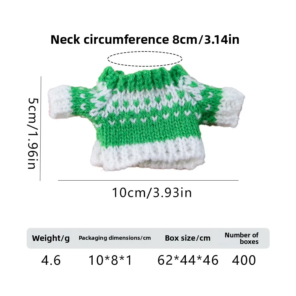 New Christmas Hamster Knit Sweater Clothing for Golden Hamsters Gerbils Small Pets Photo Outfit Cute Warm Pet Apparel