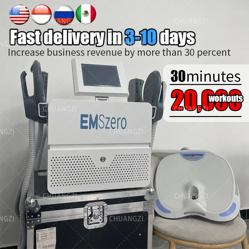 Emszero RF Machine EMS Sculpt Muscle Stimulation Fat Remova Butt Build Slimming Machine EMSzero  Body Sculpting fat burning