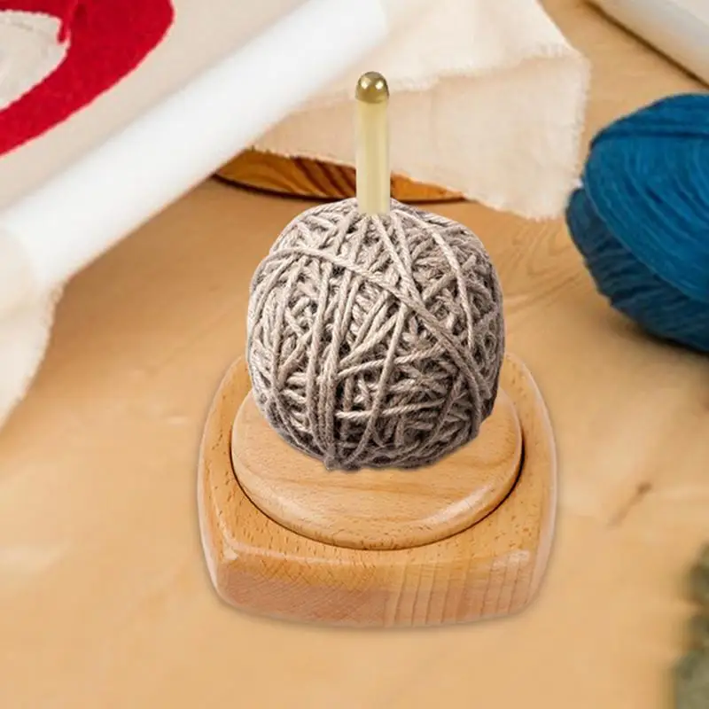 

Yarn Holder Stylish High Quality Portable Design sewing tool Perfect For Twirling Knitting And Crocheting Storage Accessories