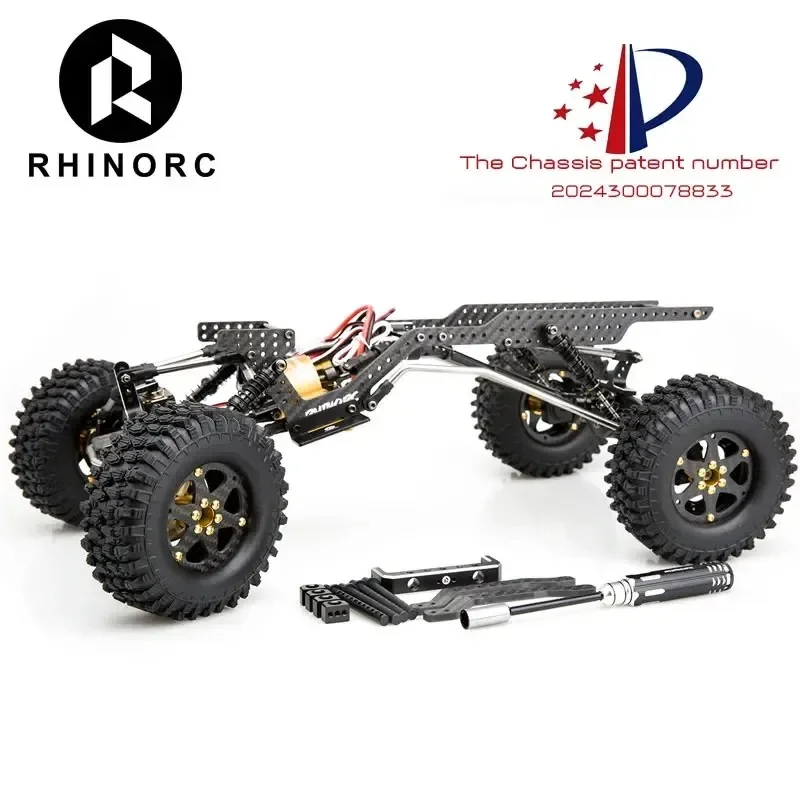 

Rhino YUE LCG RC Crawler Car 1:10 RTR 80A ESC S12 Brushless Motor 45KG Servo Parts Toys Accessories