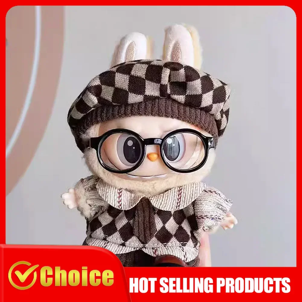 

17cm Labubu Idol V1 V2 Doll Clothes Fashion Outfit Stylish Casual Sportswear Leisure Suit Clothing Gift for Collectors Cute