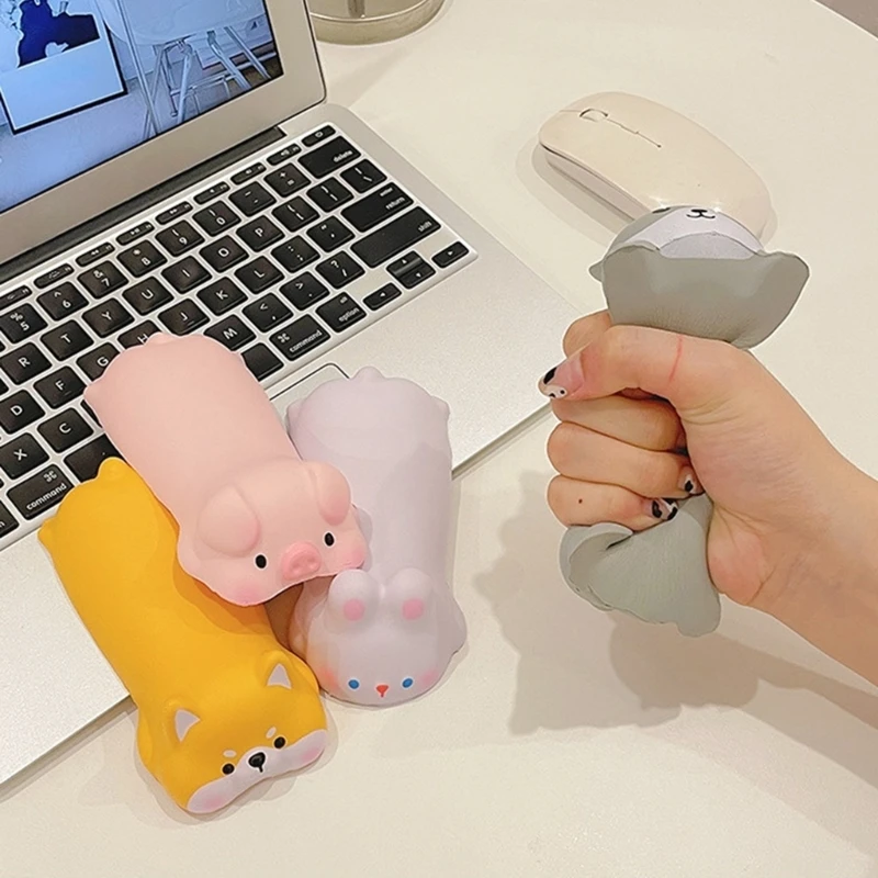 

New Cute Wrist Rest Support For Mouse Pad Computer Laptop Arm Rest For Desk Ergonomic Kawaii Slow Rising Squishy Toys