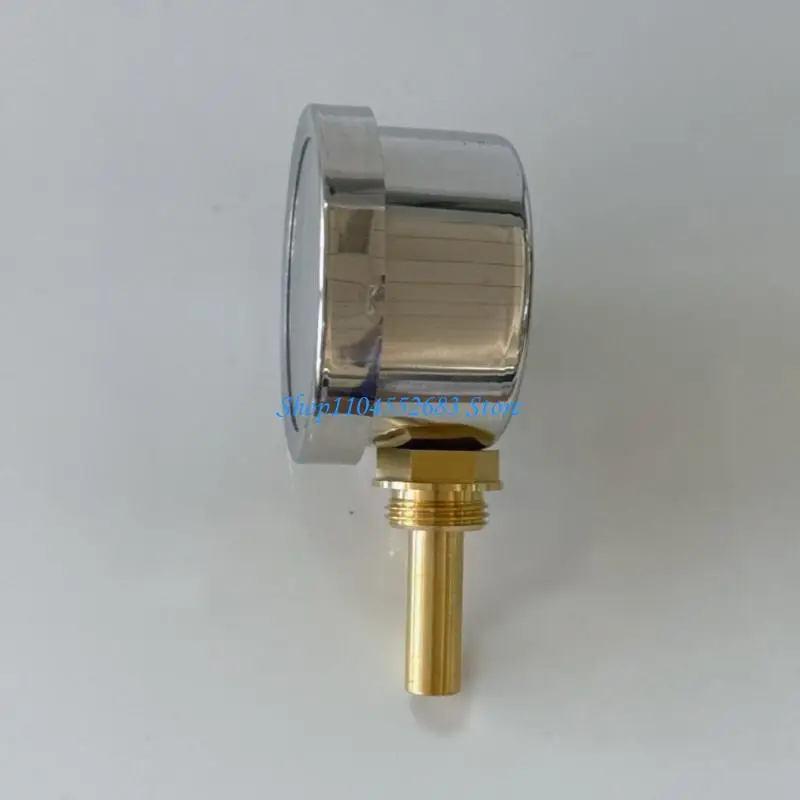 63 mm Mechanical Water Temperature Meter with Metal Stem for Daily Use