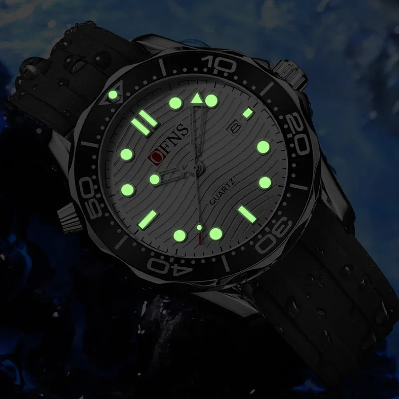 New Men's Watches Sports Waterproof Luminous Calendar Fashion Trend Top Brand Men's Quartz Watch Unisex Business Watch gift