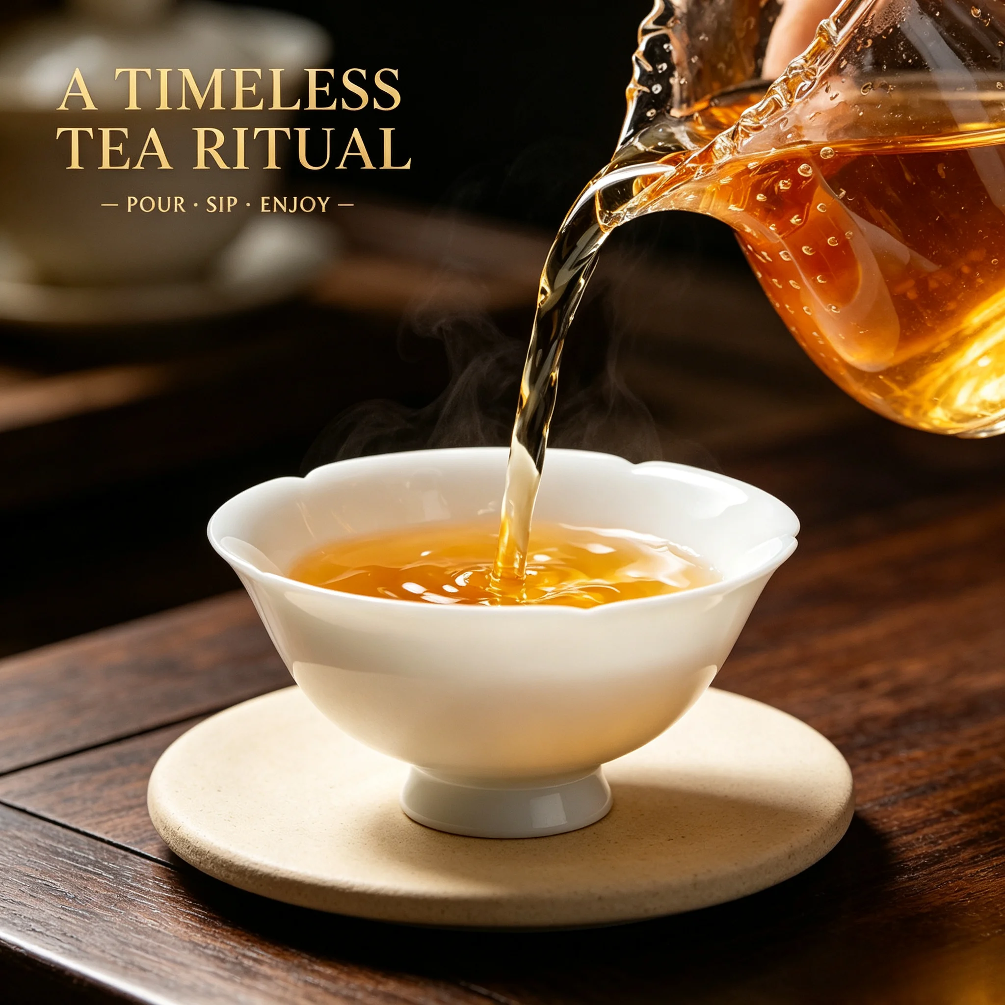 Hand‑crafted Jingdezhen Jade‑White Porcelain Master Cup Exquisitely Carved Sunflower‑Rim Single Tasting Cup Premium Kung‑fu Tea