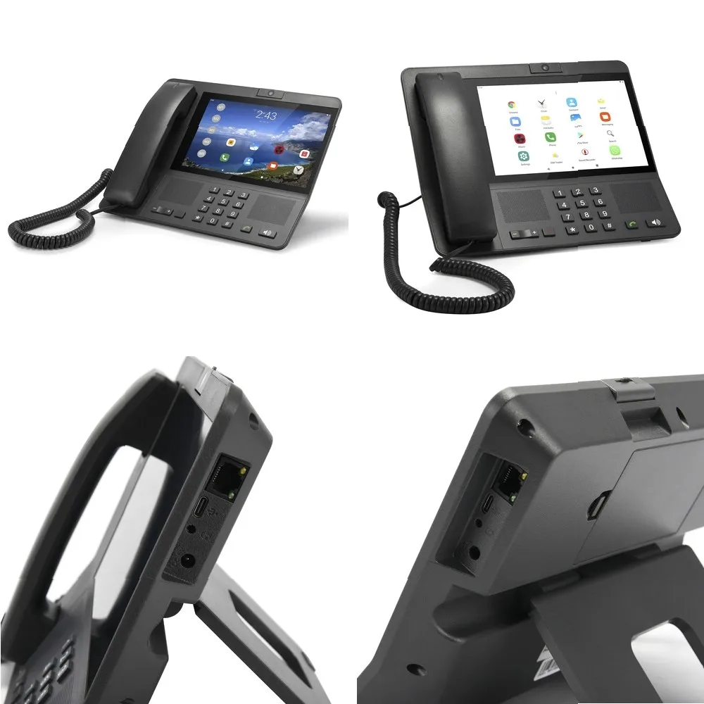 8-Inch Android 11 Cordless Phone with 4G LTE WiFi Hotspot VoLTE & FM Radio | Wireless Home Office Telephone