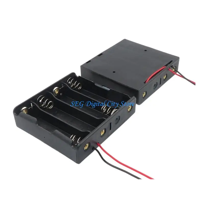 U75B ABS Plastic 18650 Battery Case With Leads Multiple Configurations Series Parallel For LED Lights