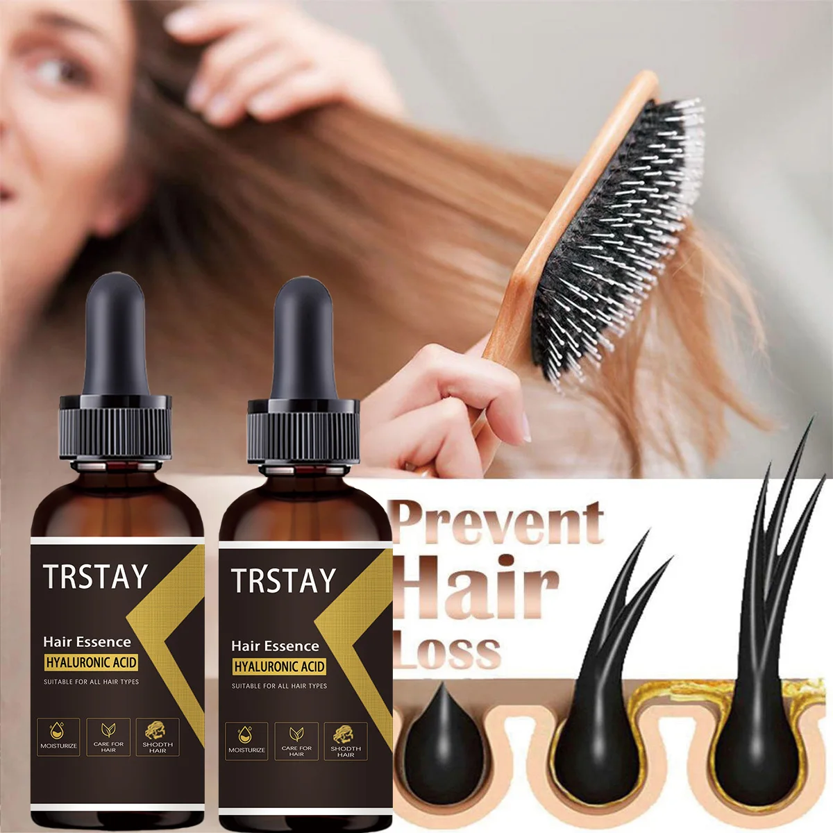 إعادة نمو الشعر الزيوت الأساسية جوهر للرجل امرأة