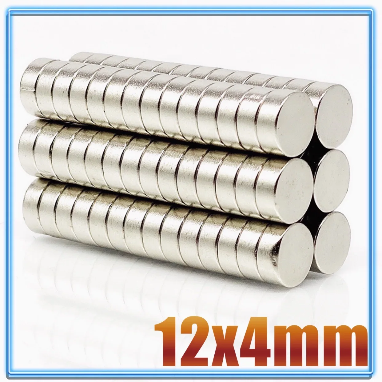 1-500 Pcs 12x4 Neodymium Magnet 12mm x 4mm N35 NdFeB Round Super Powerful Strong Permanent Magnetic imanes Disc 12x4 mm