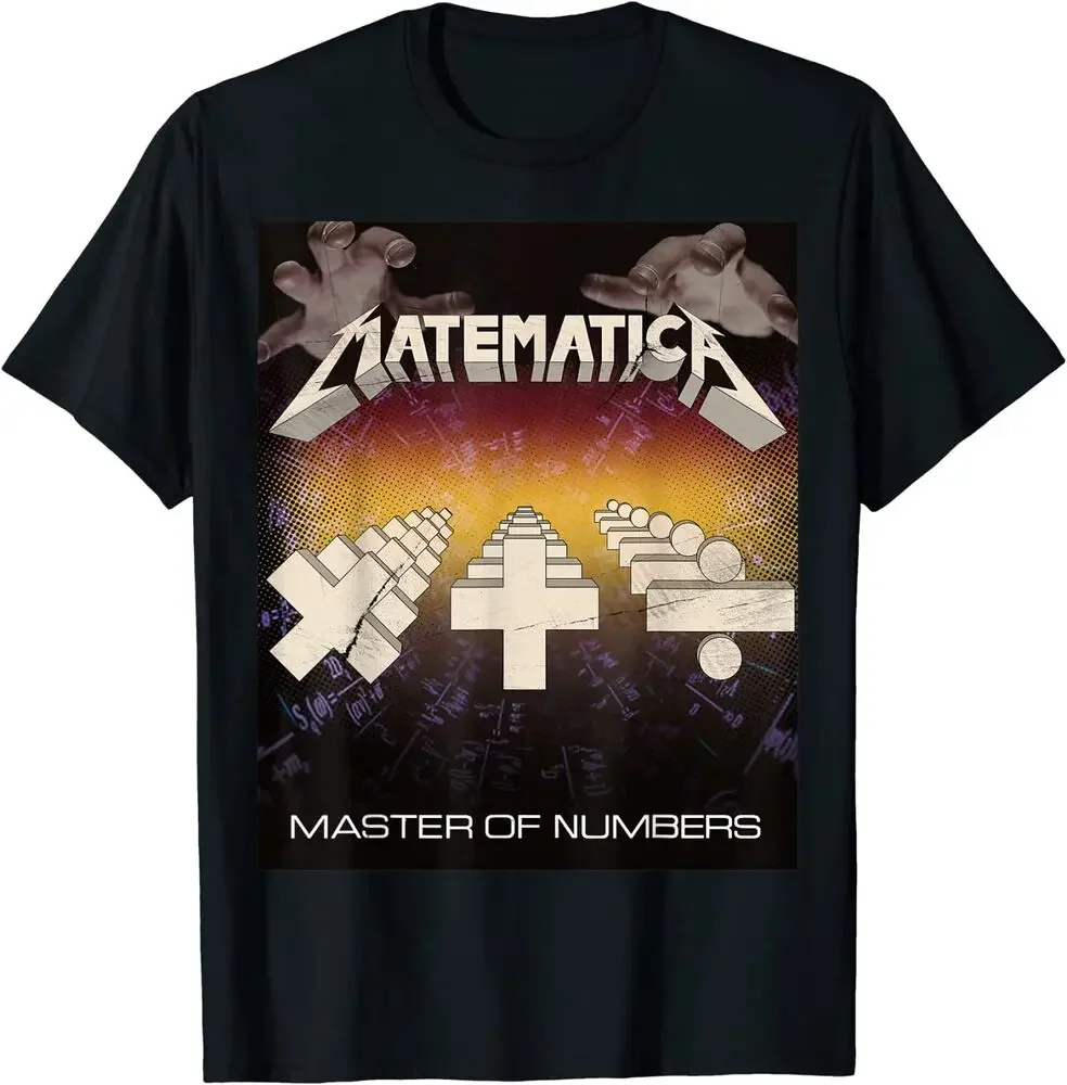 Matematica - Master Of Numbers Math Teachers Puppets Parody T-Shirt High Quality 100%Cotton Short Sleeve