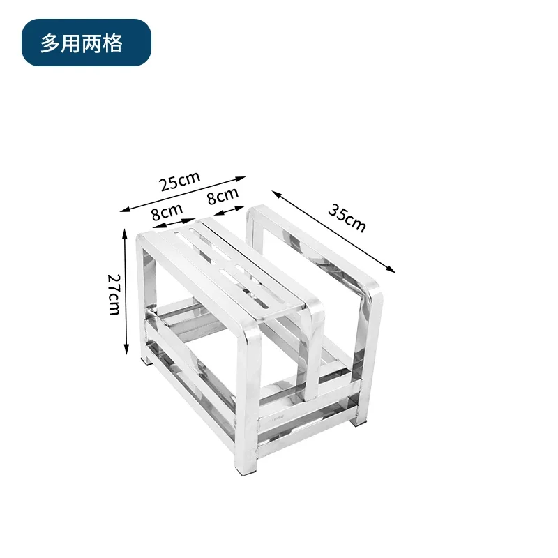 kitchen knife holder cutting board cutting board commercial kitchen multi-functional vegetable pier integrated canteen storage