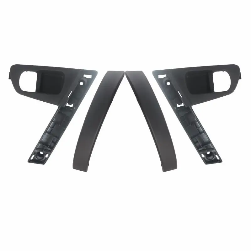 Black Silver Car Inside Door Handles Left Right Set Part For Nissan QASHQAI J10 2007-2015 80944-JE50A 80945-JE50A