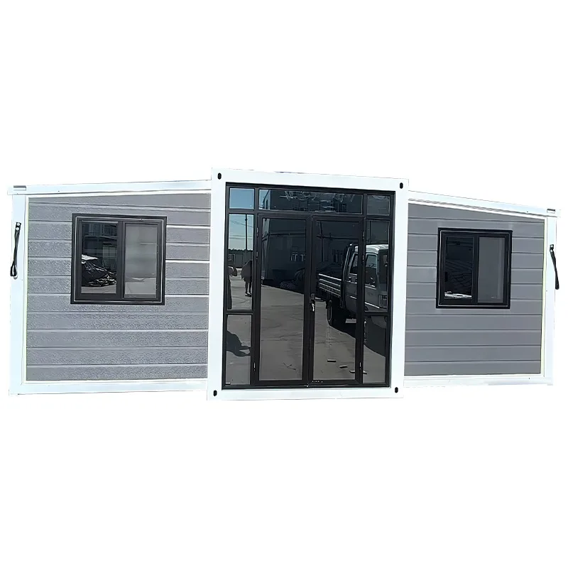 Prefabricated Folding Room House Ready to Move in 40Ft 20Ft Expandable House 5 Bedroom Prefab Light Steel Portable Home